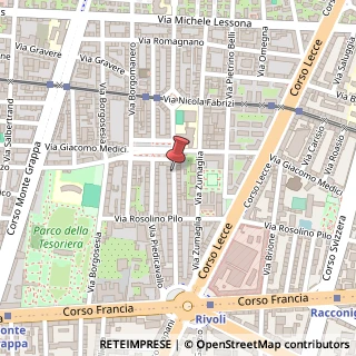 Mappa Via Domodossola, 37, 10145 Torino, Torino (Piemonte)