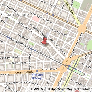 Mappa Via Le Chiuse,  14, 10144 Torino, Torino (Piemonte)