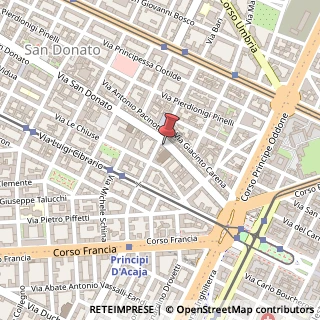 Mappa Via San Donato, 21, 10144 Torino, Torino (Piemonte)