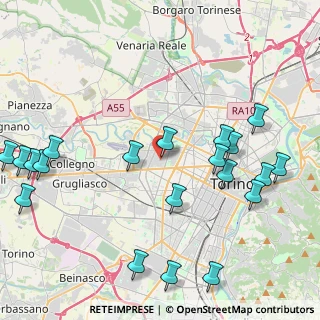 Mappa Via V. Asinari di Bernezzo, 10146 Torino TO, Italia (5.3545)