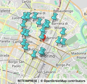 Mappa Rondò della Forca, 10152 Torino TO, Italia (1.638)