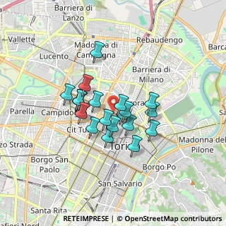 Mappa Rondò della Forca, 10152 Torino TO, Italia (1.245)