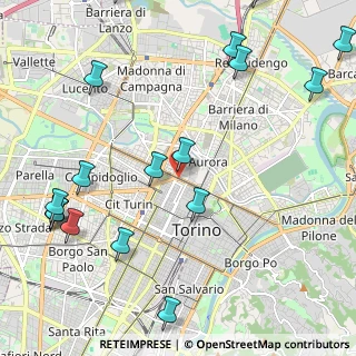Mappa Rondò della Forca, 10152 Torino TO, Italia (2.96167)