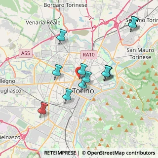 Mappa Rondò della Forca, 10152 Torino TO, Italia (3.53333)