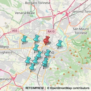 Mappa Rondò della Forca, 10152 Torino TO, Italia (3.44833)