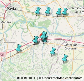 Mappa Viale Generale dalla Chiesa, 27049 Stradella PV, Italia (5.89214)