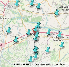 Mappa Viale Generale dalla Chiesa, 27049 Stradella PV, Italia (8.7205)