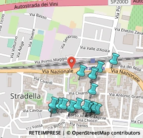 Mappa Viale Generale dalla Chiesa, 27049 Stradella PV, Italia (0.2895)
