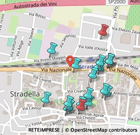 Mappa Viale Generale dalla Chiesa, 27049 Stradella PV, Italia (0.2605)