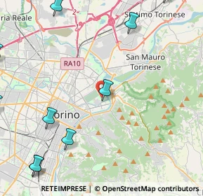 Mappa Via Ernesto Ragazzoni, 10153 Torino TO, Italia (7.03)