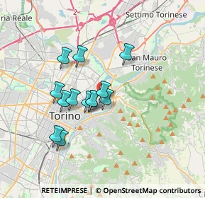 Mappa Via Ernesto Ragazzoni, 10153 Torino TO, Italia (2.79154)