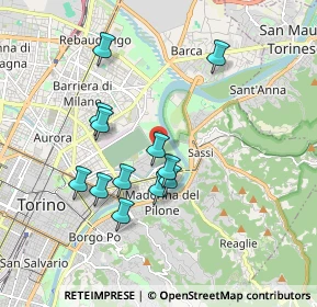 Mappa Via Ernesto Ragazzoni, 10153 Torino TO, Italia (1.66083)