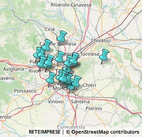 Mappa Via Ernesto Ragazzoni, 10153 Torino TO, Italia (9.459)