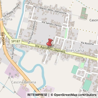 Mappa Via Salvo D'Acquisto, 3, 27042 Bressana Bottarone, Pavia (Lombardia)