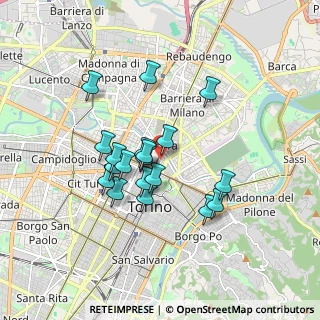 Mappa Via San Giovanni Battista della Salle, 10152 Torino TO, Italia (1.44737)