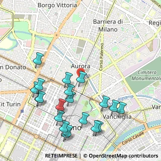 Mappa Via San Giovanni Battista della Salle, 10152 Torino TO, Italia (1.2065)
