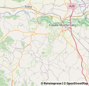 Mappa 15039 Ozzano Monferrato AL, Italia (9.1235)