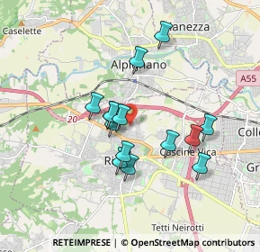 Mappa Viale Nuvoli, 10098 Rivoli TO, Italia (1.46571)