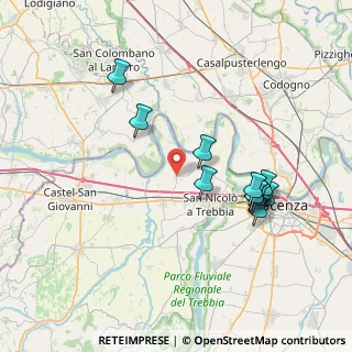 Mappa Via Santimento, 29010 Rottofreno PC, Italia (7.33909)