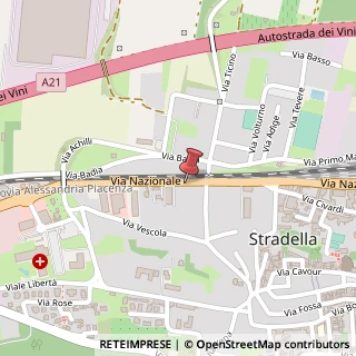 Mappa Via Nazionale, 62, 27049 Stradella, Pavia (Lombardia)
