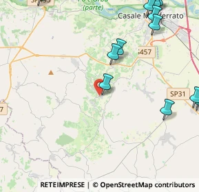Mappa SP 38, 15030 Rosignano Monferrato AL, Italia (5.89333)