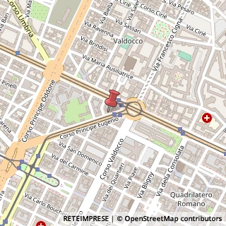 Mappa Corso Principe Eugenio, 4/D, 10122 Torino, Torino (Piemonte)