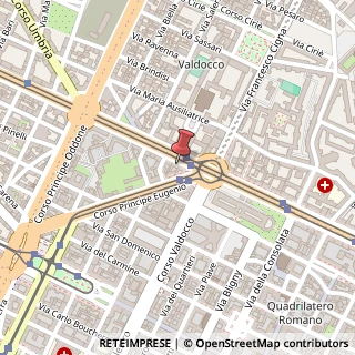 Mappa Corso Regina Margherita, 143/a, 10122 Torino, Torino (Piemonte)