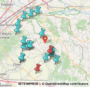 Mappa Località Pogliano, 14024 Moncucco torinese AT, Italia (7.8925)