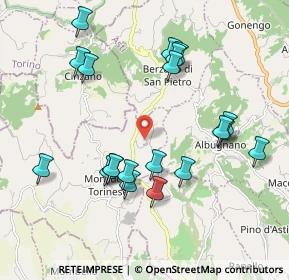 Mappa Località Pogliano, 14024 Moncucco torinese AT, Italia (2.025)