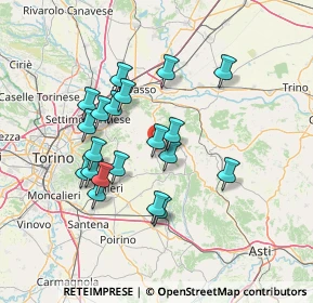 Mappa Località Pogliano, 14024 Moncucco torinese AT, Italia (12.6445)