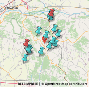 Mappa Strada Foino Tabiella, 14023 Cocconato AT, Italia (5.83824)