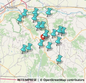 Mappa Strada Foino Tabiella, 14023 Cocconato AT, Italia (6.24611)