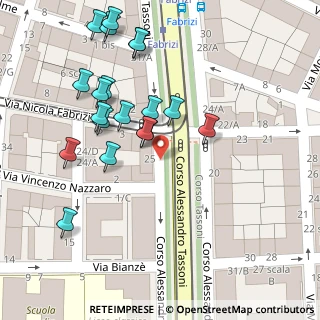 Mappa Corso Alessandro Tassoni, 10145 Torino TO, Italia (0.06316)