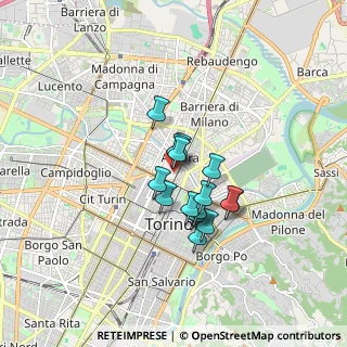 Mappa Via Goffredo Mameli, 10152 Torino TO, Italia (1.17313)