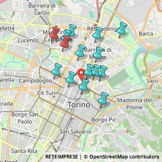Mappa Via Goffredo Mameli, 10152 Torino TO, Italia (1.524)