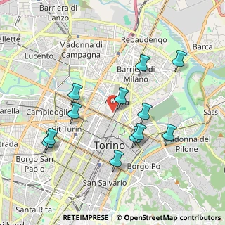 Mappa Via Goffredo Mameli, 10152 Torino TO, Italia (1.92583)