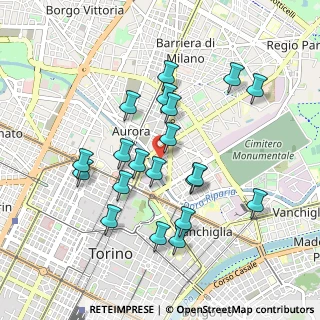 Mappa Via Ancona, 10152 Torino TO, Italia (0.8885)