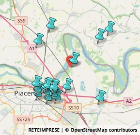 Mappa Via Lodovico Mosconi, 29122 Piacenza PC, Italia (4.19444)