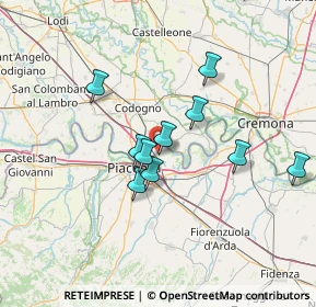 Mappa Via Lodovico Mosconi, 29122 Mortizza PC, Italia (13.40182)