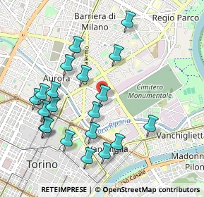 Mappa Largo Maurizio Vitale, 10152 Torino TO, Italia (1.0345)