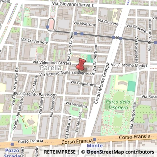 Mappa Via Vittorio Asinari di Bernezzo, 47/B, 10146 Torino, Torino (Piemonte)