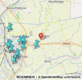Mappa Via Quarto, 45100 Rovigo RO, Italia (2.81833)