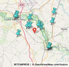 Mappa Strada Provinciale, 15040 Borgo San Martino AL, Italia (7.79929)