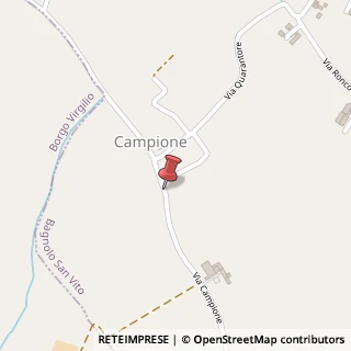 Mappa Via Campione, 13, 46031 Bagnolo San Vito, Mantova (Lombardia)