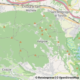 Mappa Valgioie