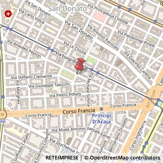 Mappa Piazza Amedeo Peyron,  22, 10143 Torino, Torino (Piemonte)
