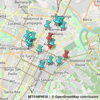 Mappa Via Andrea Pisano, 10152 Torino TO, Italia (1.6485)