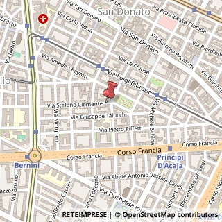 Mappa Via Clemente Stefano, 1, 10143 Torino, Torino (Piemonte)