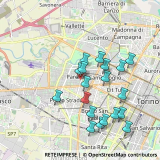 Mappa Via Sant'Ambrogio, 10141 Torino TO, Italia (1.96684)