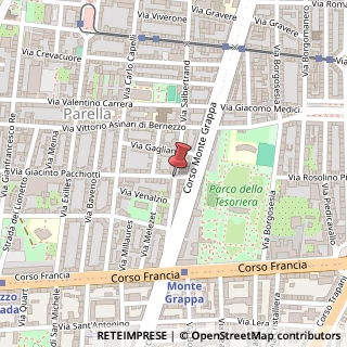 Mappa Via Salbertrand,  29, 10146 Torino, Torino (Piemonte)
